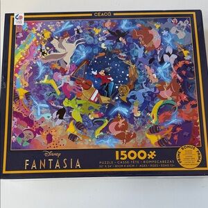 Fantasia sorcerer Mickey Jigsaw Puzzle